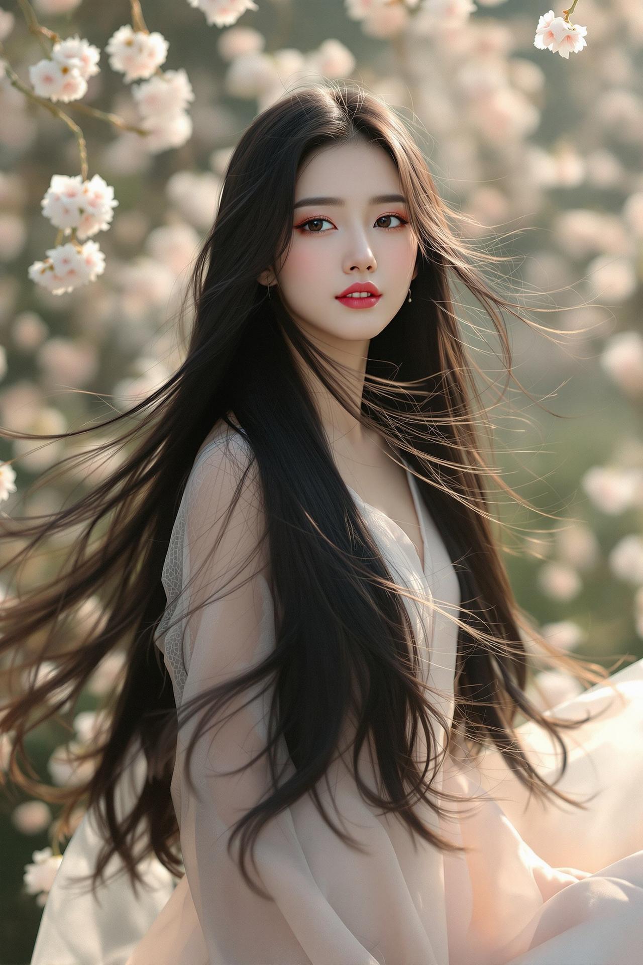 模范学院 - 古风长发仙女